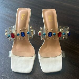 SHEIN clear heels